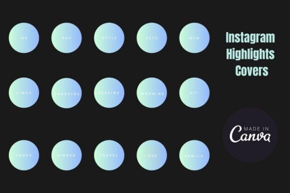 Download Blue Gradient Instagram Highlight Covers - Cover Collection