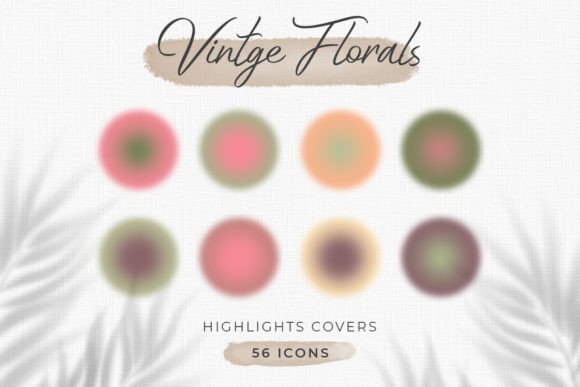 Download Vintge Florals Aura Highlight Covers - Cover Collection