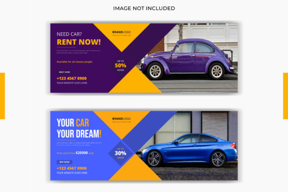 Download Car Rent Sale Social Post Facebook Cover - Cover Collection