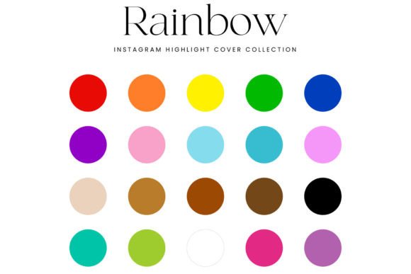 Download Rainbow Instagram Highlight Covers - Cover Collection